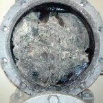 Rags in check valve at Station 13